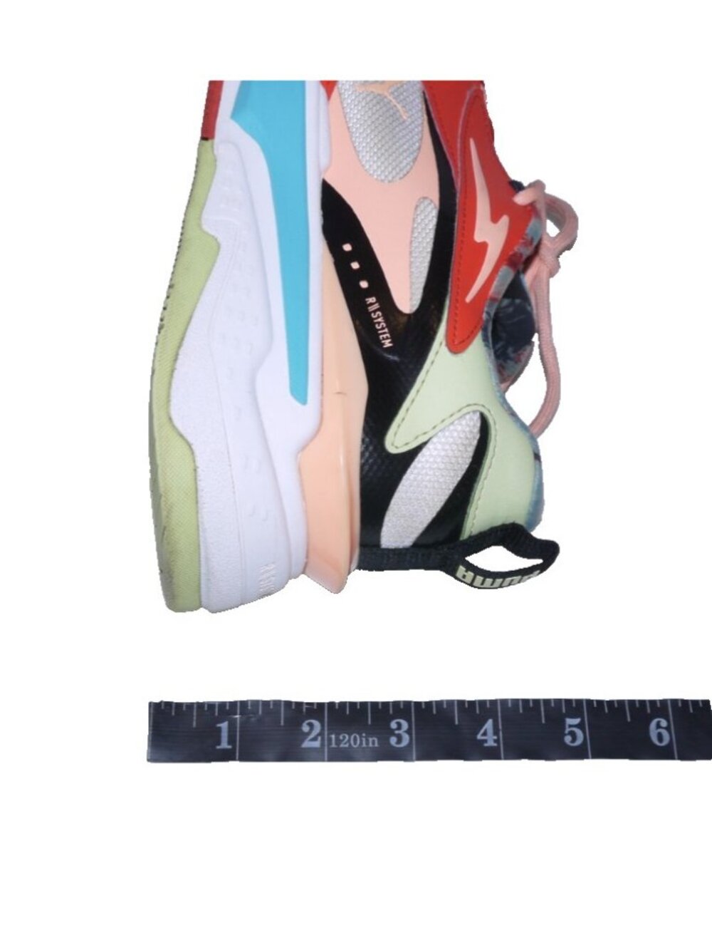 Puma RS-Fast HF multicolor women's sneakers leather & fabric 385402-01 size 9 - Picture 10 of 10